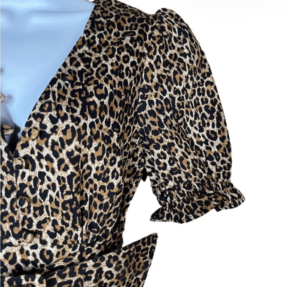 Marissa Webb Women’s Animal Print Mini Dress sz 0 - Picture 7 of 9